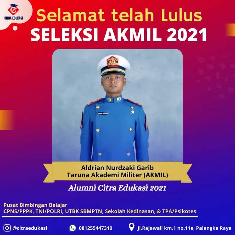 Alumni Citra Edukasi Aldrian Nurdzaki Garib - AKMIL