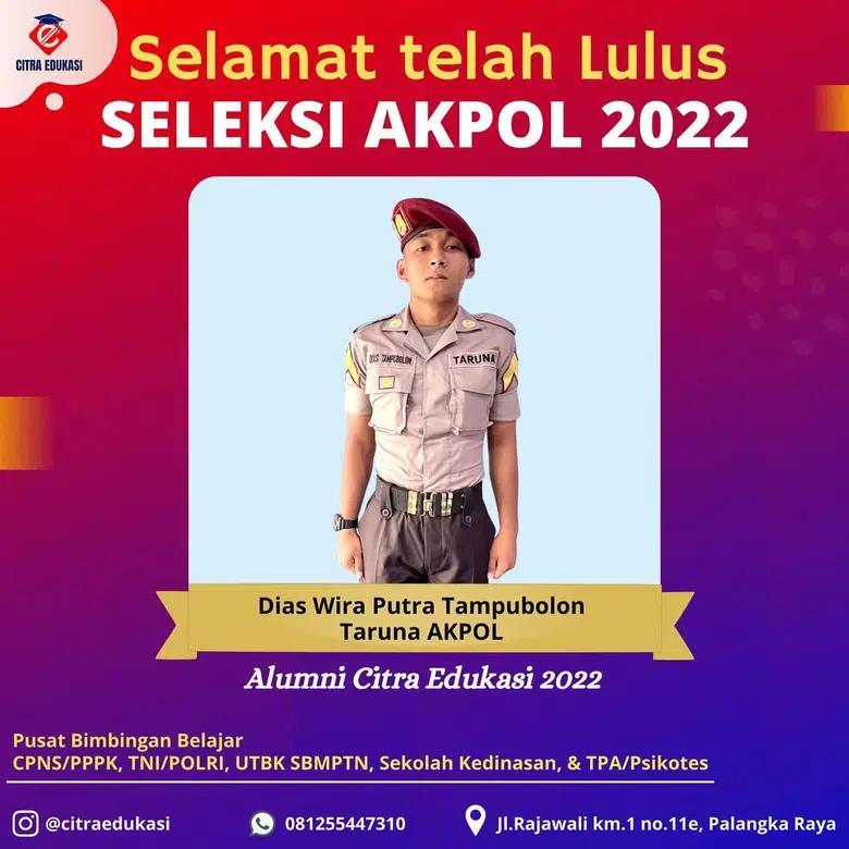 Alumni Citra Edukasi Dias Wira Putra Tampubolon