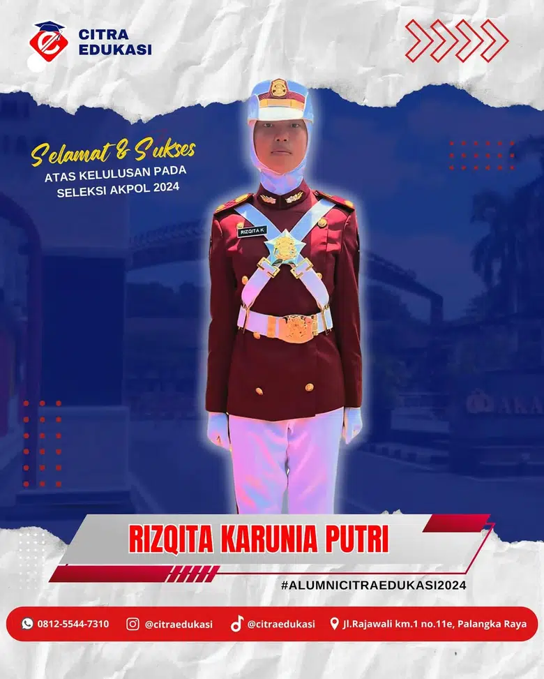 Alumni Citra Edukasi Rizqita Karunia Putri