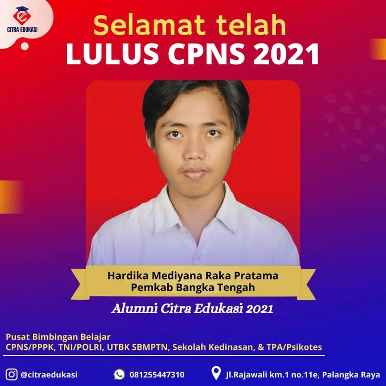 Alumni Citra Edukasi Hardika Mediyana Raka Pratama