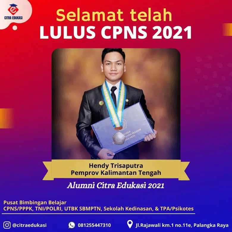 Alumni Citra Edukasi Hendy Trisaputra
