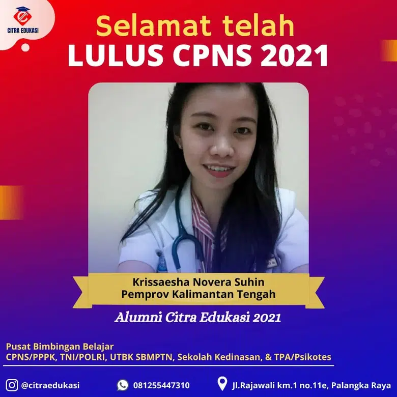 Alumni Citra Edukasi Krissaesha Novera Suhin