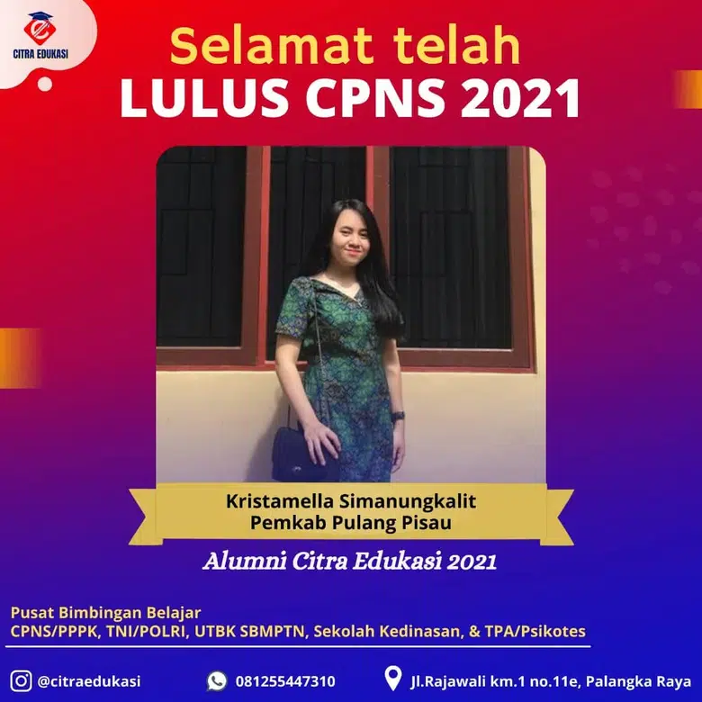 Alumni Citra Edukasi Kristamella Simanungkalit