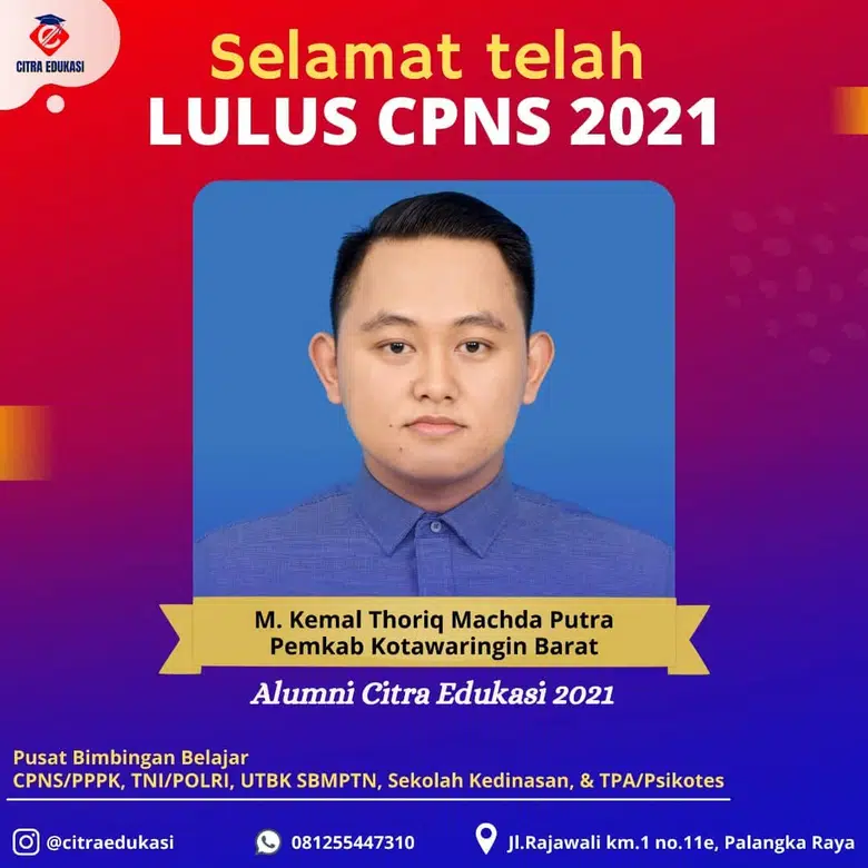 Alumni Citra Edukasi M. Kemal Thoriq Machda Putra