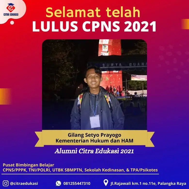 Alumni Citra Edukasi Setyo Prayogo
