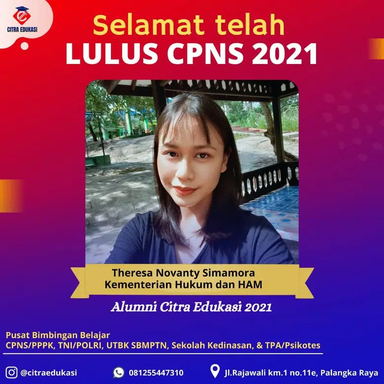 Alumni Citra Edukasi Theresa Novanty Simamora