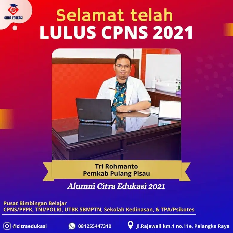 Alumni Citra Edukasi Tri Rohmanto