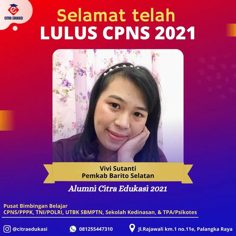 Alumni Citra Edukasi Vivi Sutanti