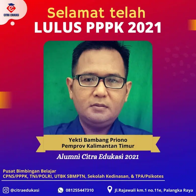 Alumni Citra Edukasi Yekti Bambang Priono