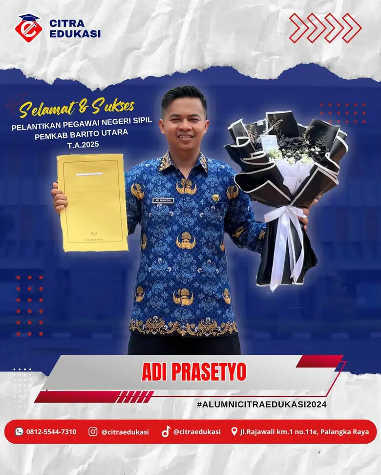 Alumni Citra Edukasi Adi Prasetyo