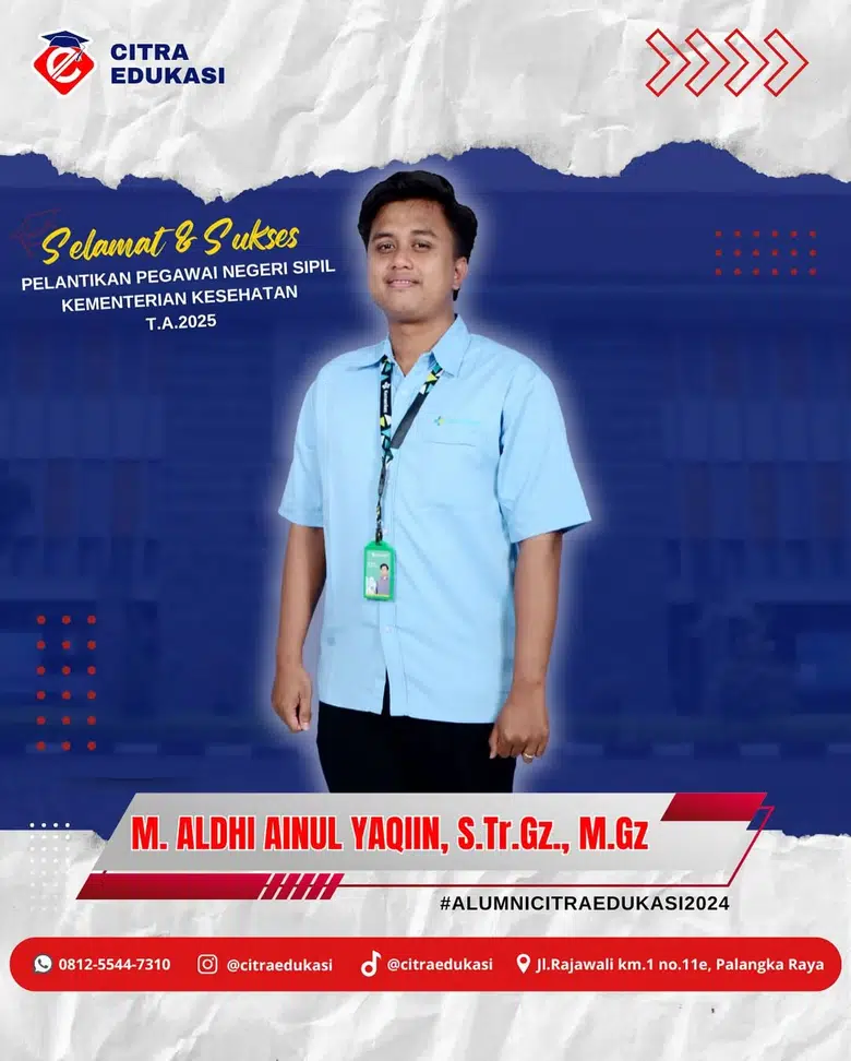 Alumni Citra Edukasi M. Aldhi Ainul Yaqiin
