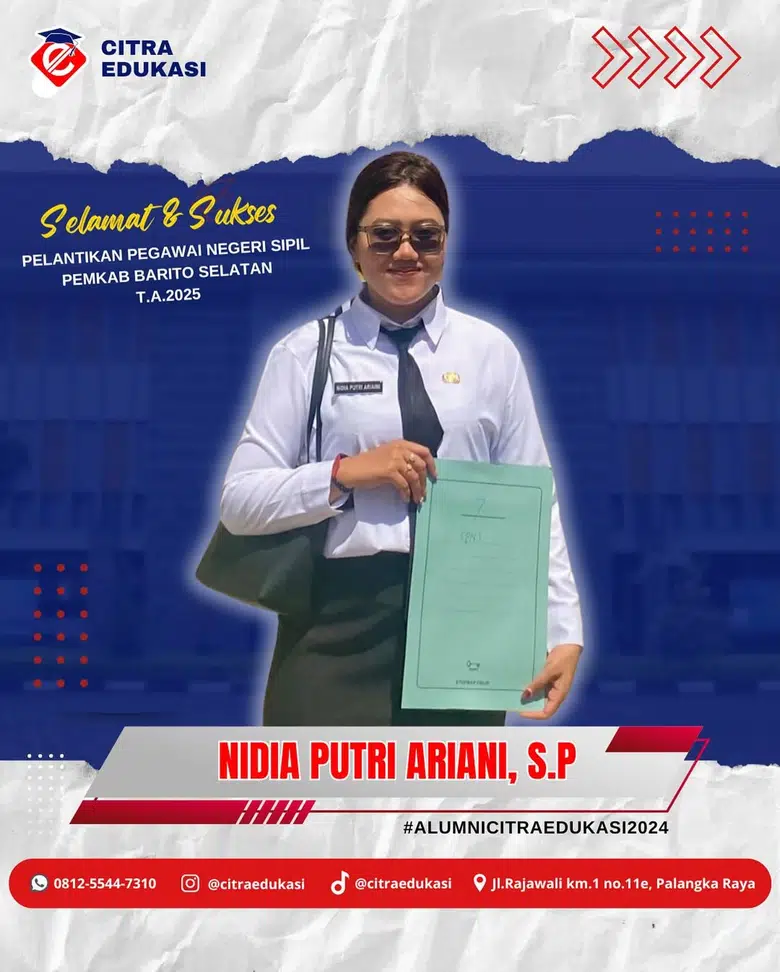 Alumni Citra Edukasi Nidia Putri Ariani
