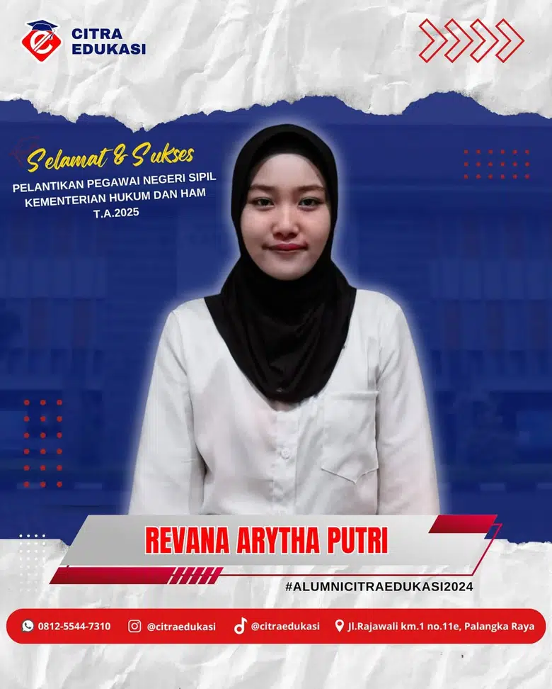 Alumni Citra Edukasi Revana Arytha Putri