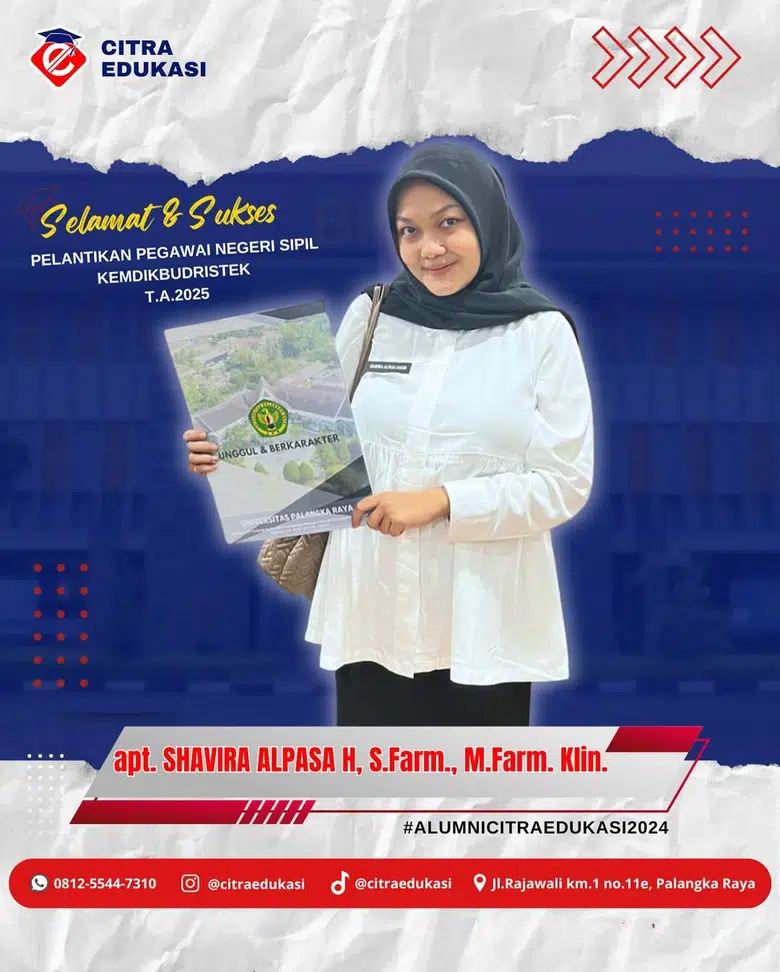 Alumni Citra Edukasi Shavira Alpasha Hakim