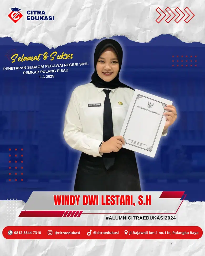 Alumni Citra Edukasi Windy Dwi Lestari