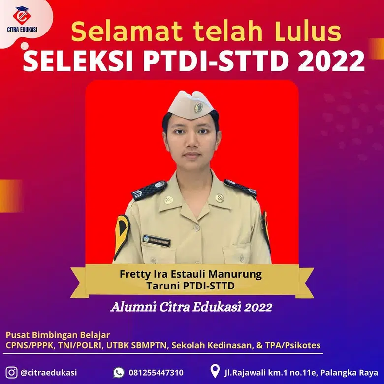 Alumni Citra Edukasi Fretty Ira Estauli Manurung - PTDI - STTD