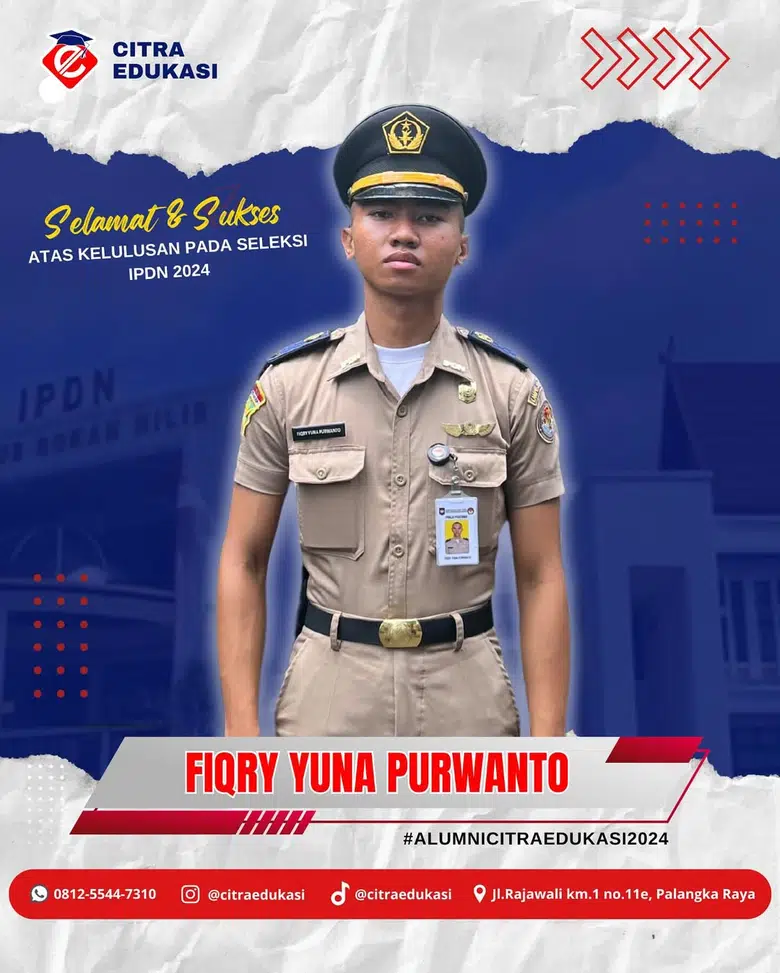 Alumni Citra Edukasi Fiqry Yuna Purwanto