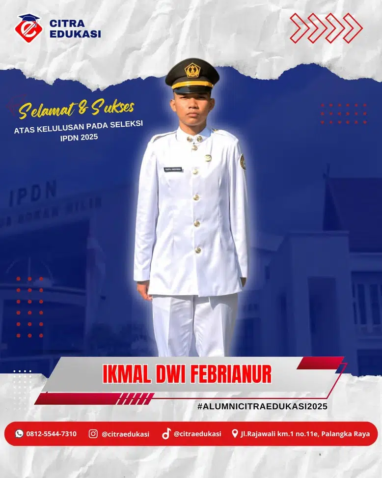Alumni Citra Edukasi Ikmal Dwi Febrianur