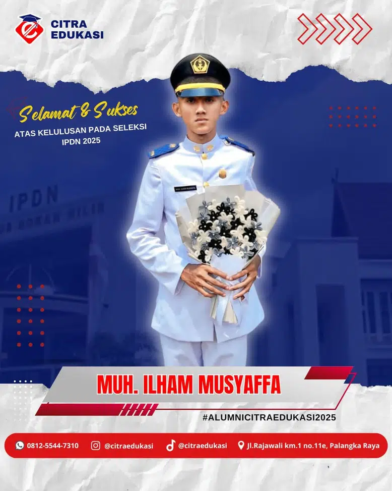 Alumni Citra Edukasi Muhammad Ilham Musyaffa