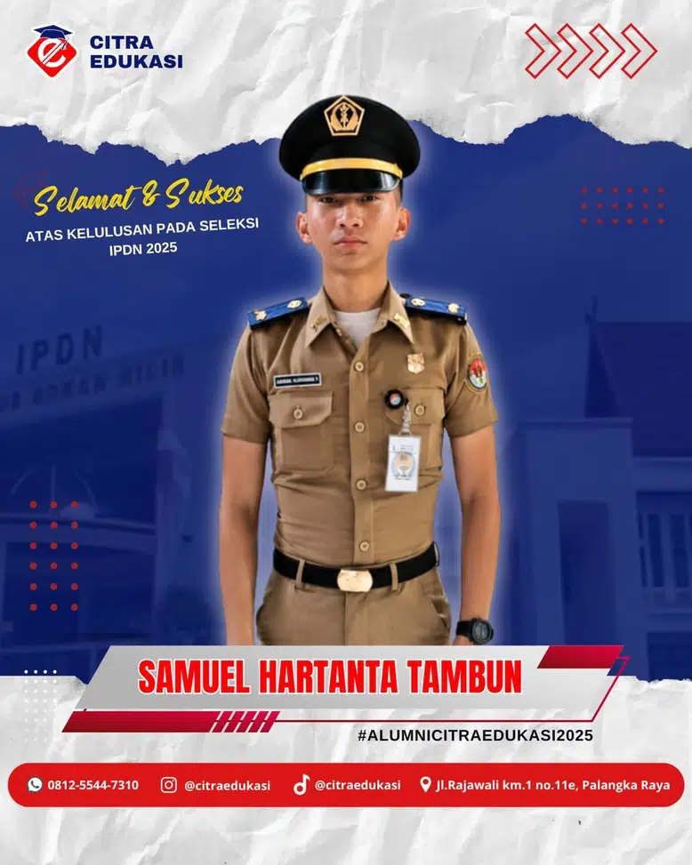 Alumni Citra Edukasi Samuel Hartanta Tambun