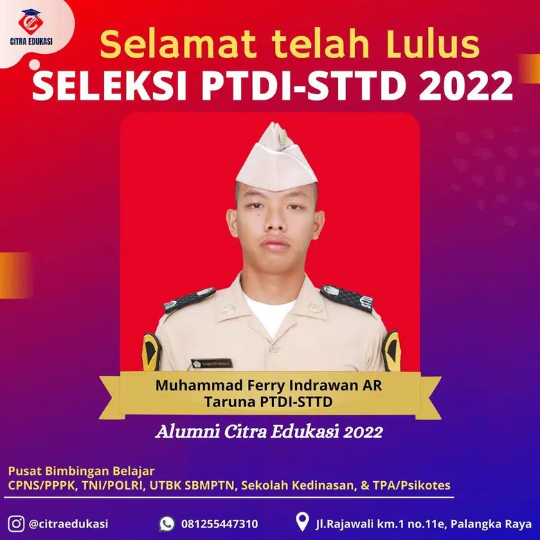 Alumni Citra Edukasi Muhammad Ferry Indrawan AR - PTDI - STTD