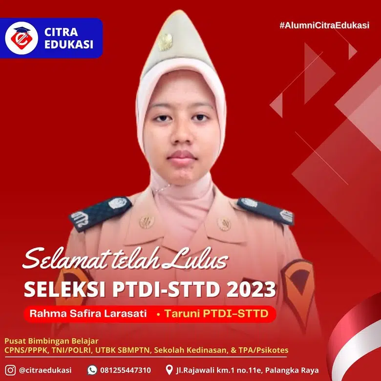 Alumni Citra Edukasi Rahma Safira Larasati - PTDI - STTD
