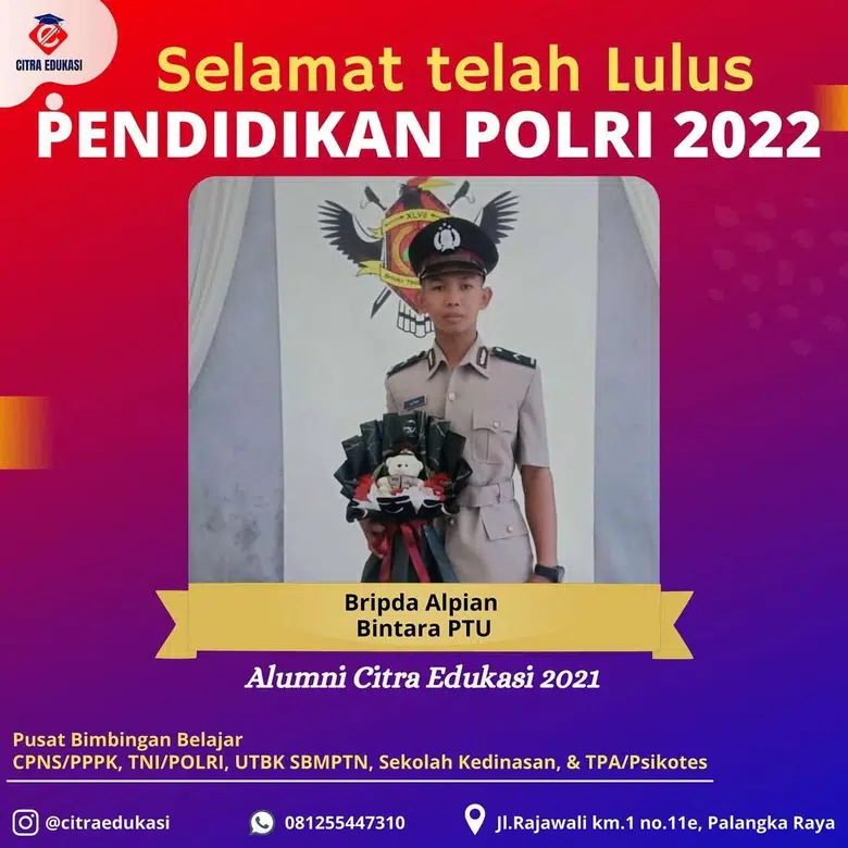 Alumni Citra Edukasi Bripda Alpian