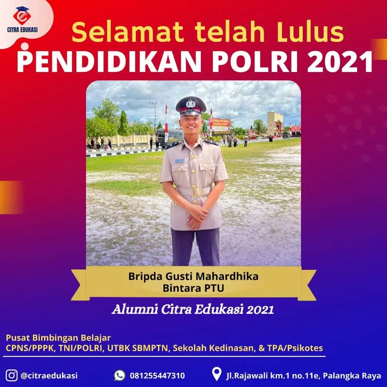 Alumni Citra Edukasi Bripda Gusti Mahardhika