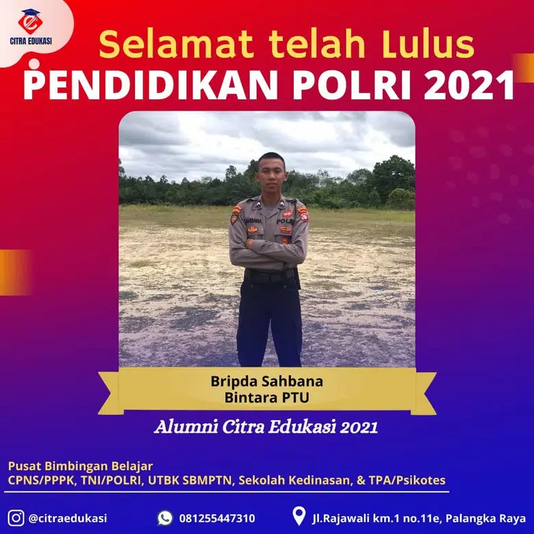 Alumni Citra Edukasi Bripda Sahbana
