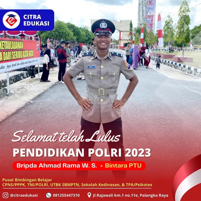 Alumni Citra Edukasi Bripda Ahmad Rama W. S.