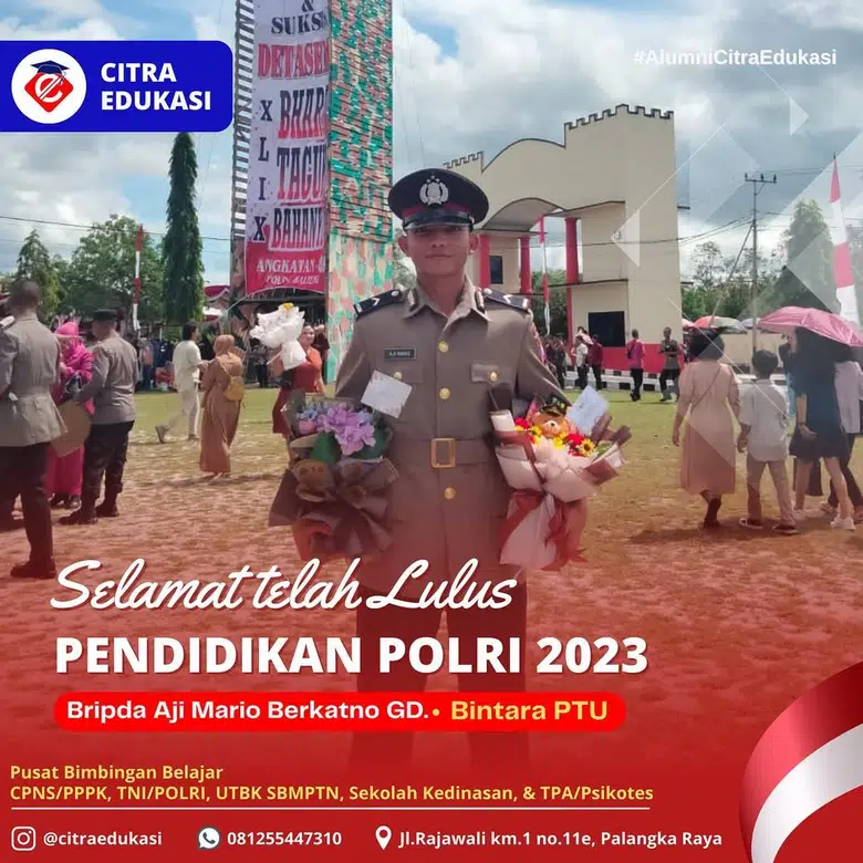Alumni Citra Edukasi Bripda Aji Mario Berkatno GD