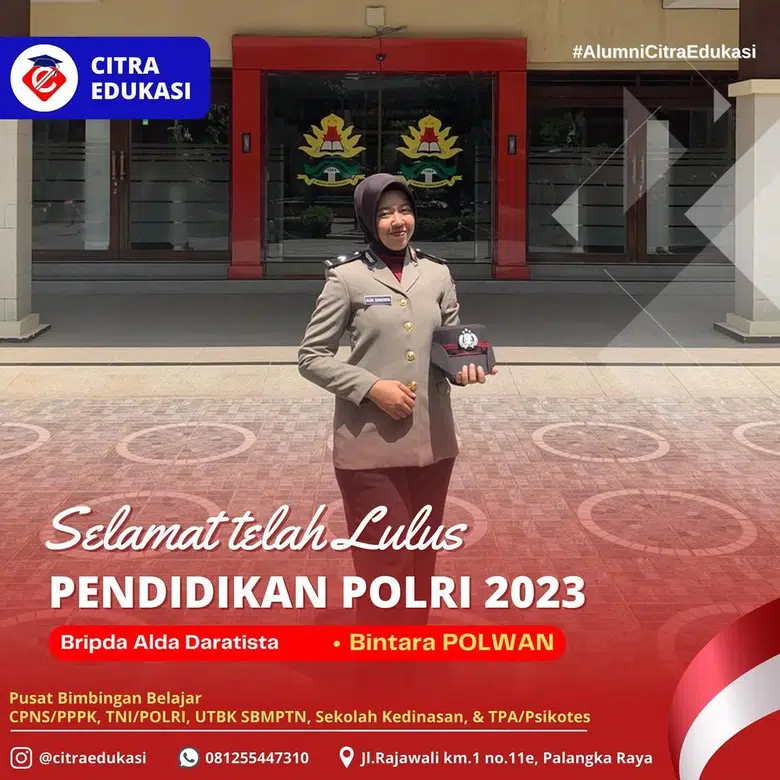 Alumni Citra Edukasi Bripda Alda Daratista