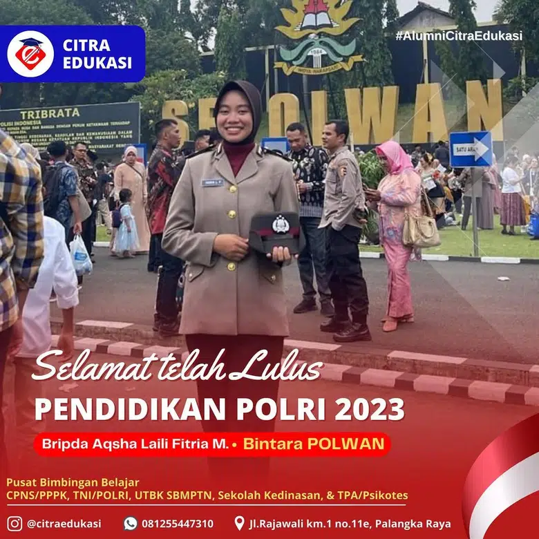 Alumni Citra Edukasi Bripda Aqsha Laili Fitria M.