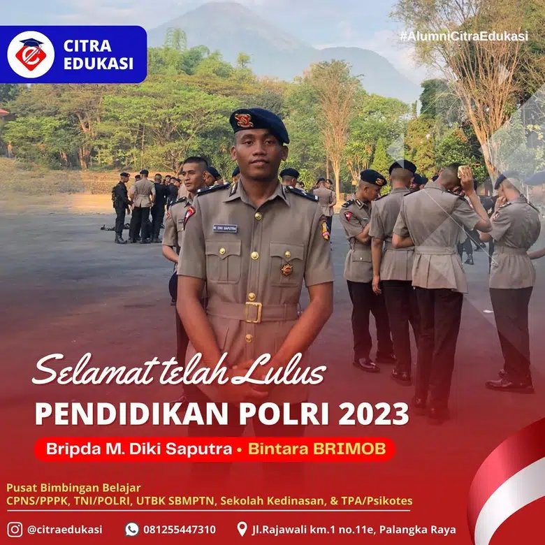 Alumni Citra Edukasi Bripda Diki Saputra