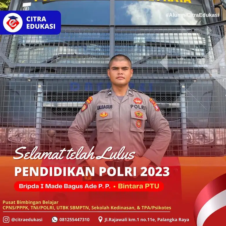 Alumni Citra Edukasi Bripda I Made Bagus Ade P. P.