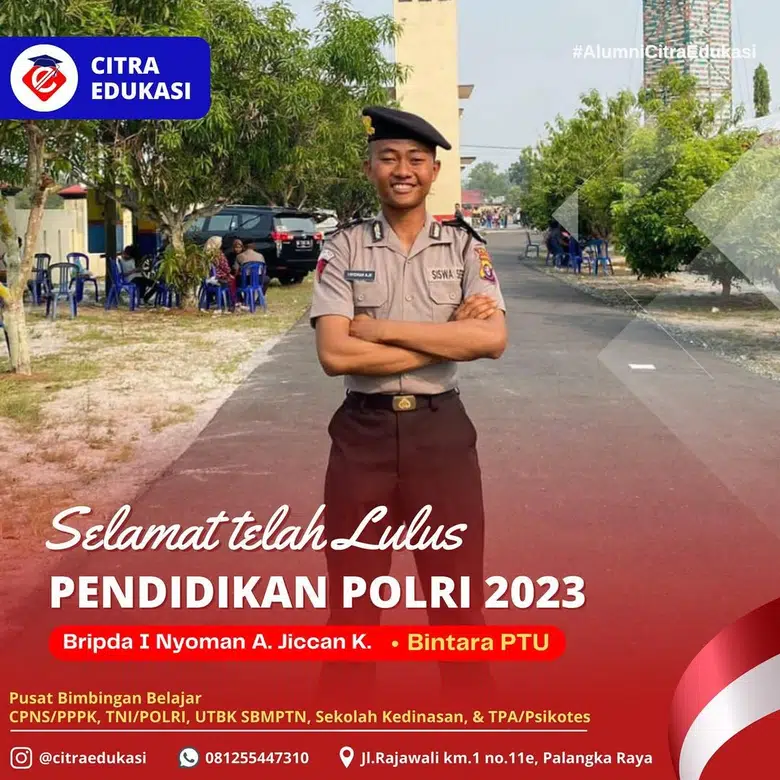 Alumni Citra Edukasi Bripda I Nyoman A. Jiccan Karismaco