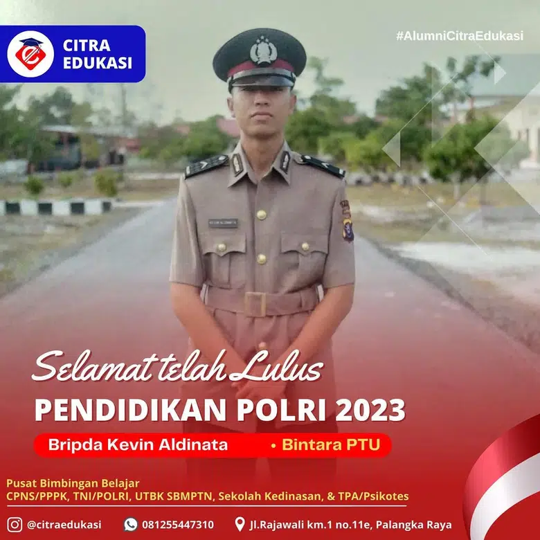 Alumni Citra Edukasi Bripda Kevin Aldinata