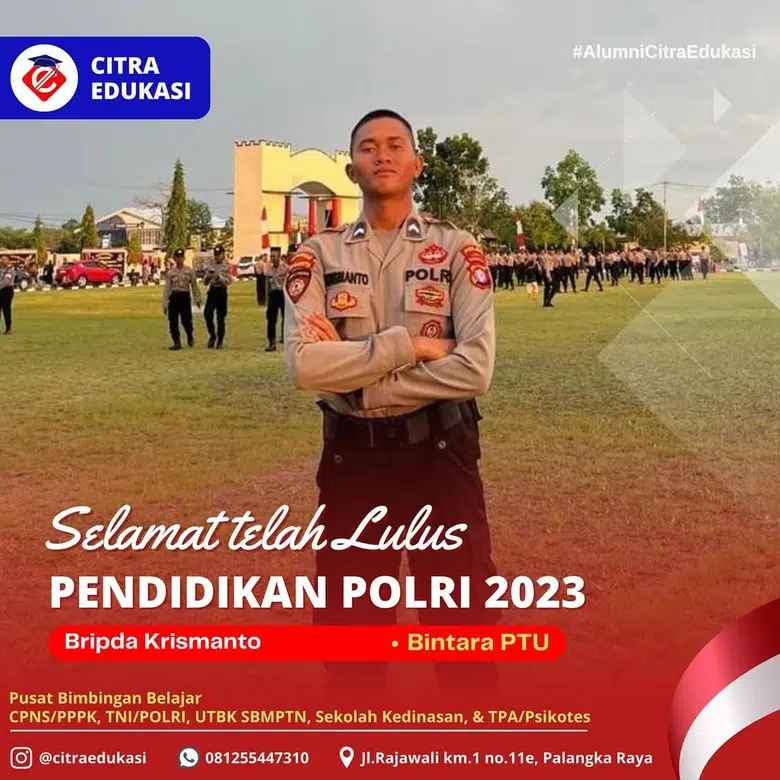 Alumni Citra Edukasi Bripda Krismanto