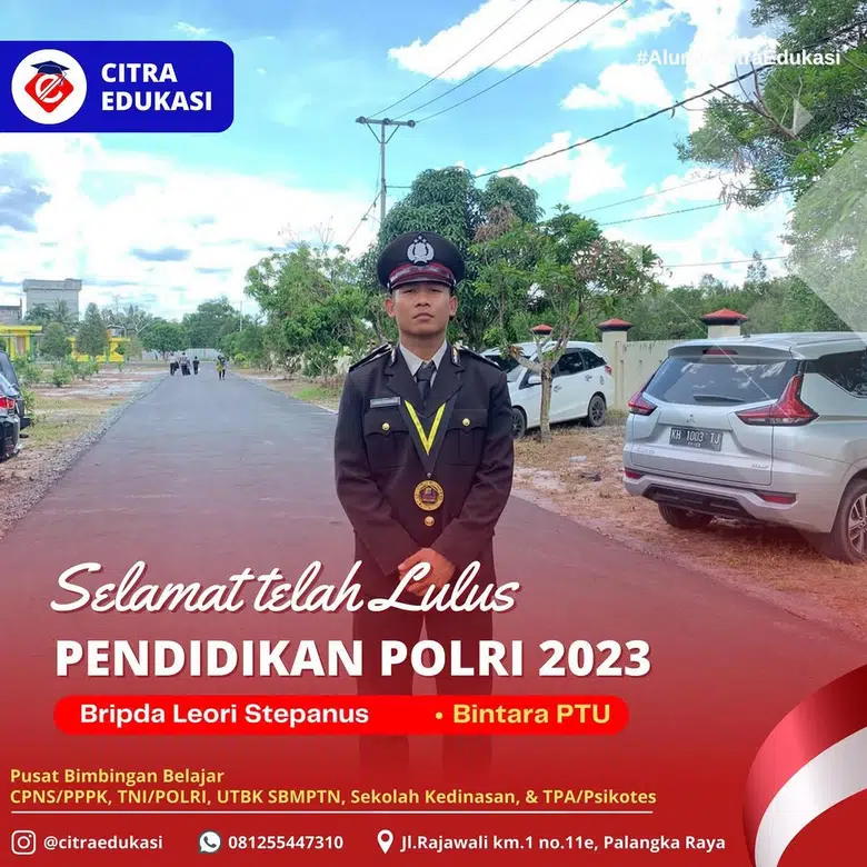 Alumni Citra Edukasi Bripda Leori Stepanus