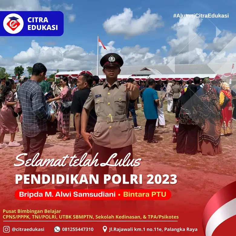 Alumni Citra Edukasi Bripda M. Alwi Samsudiani