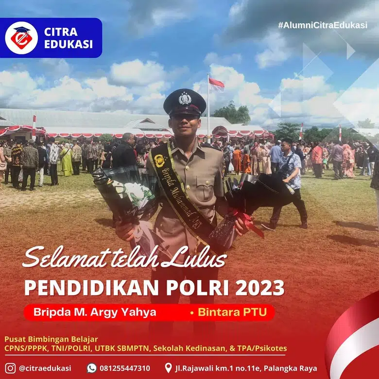 Alumni Citra Edukasi Bripda M. Argy Yahya