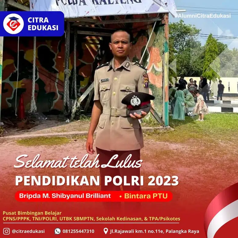 Alumni Citra Edukasi Bripda M. Shibyanul Brilliant