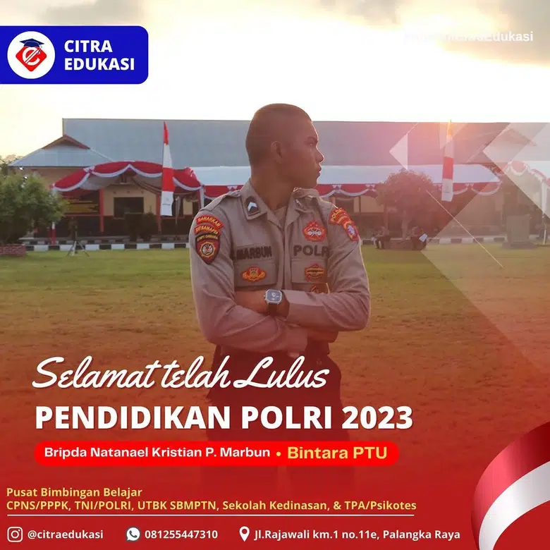 Alumni Citra Edukasi Bripda Natanael Kristian P.