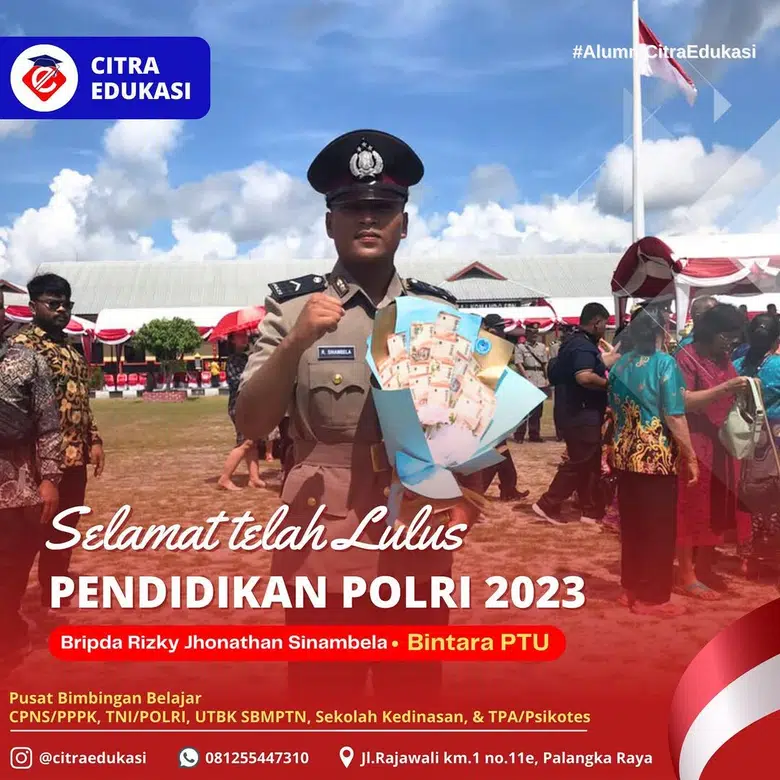 Alumni Citra Edukasi Bripda Rizky Jhonathan Sinambela