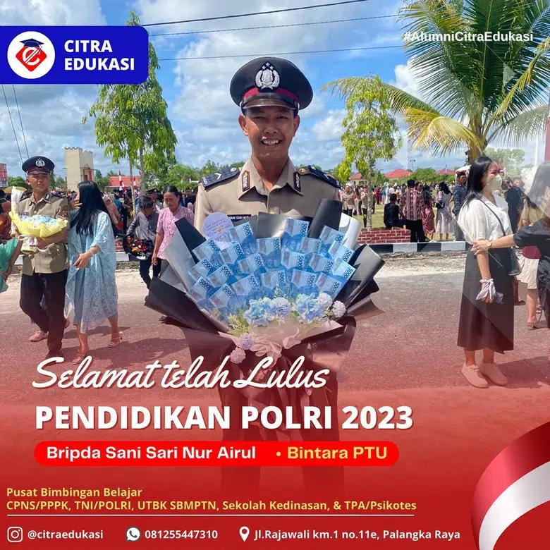 Alumni Citra Edukasi Bripda Sani Sari Nur Airul