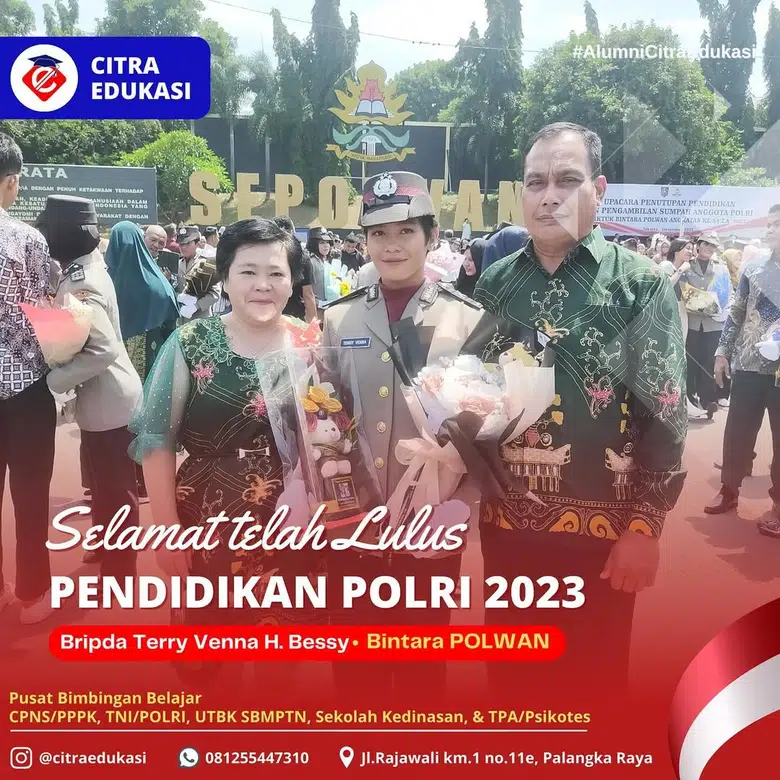 Alumni Citra Edukasi Bripda Terry Venna H. Bessy