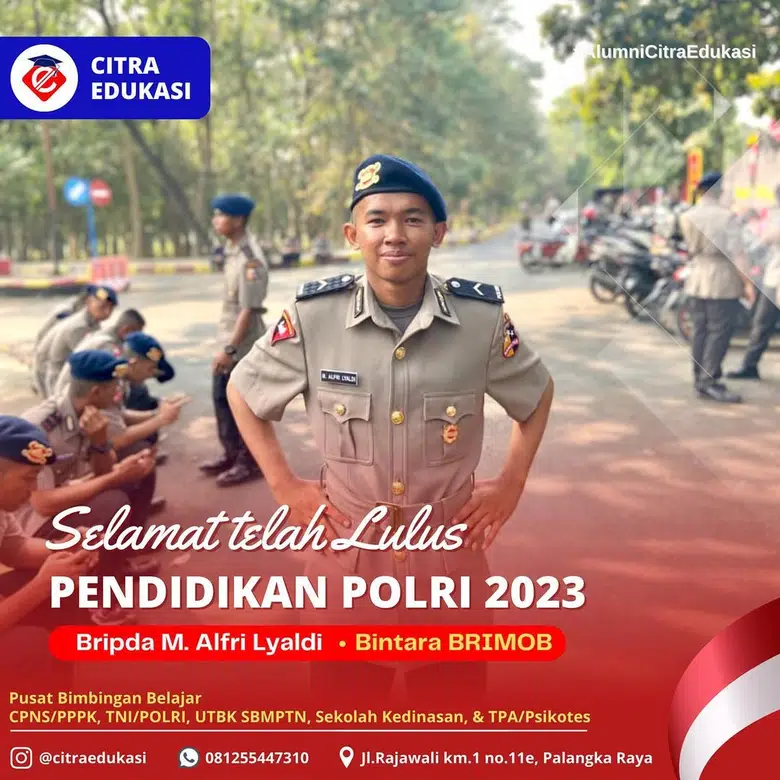 Alumni Citra Edukasi Bripda M. Alfri Lyaldi