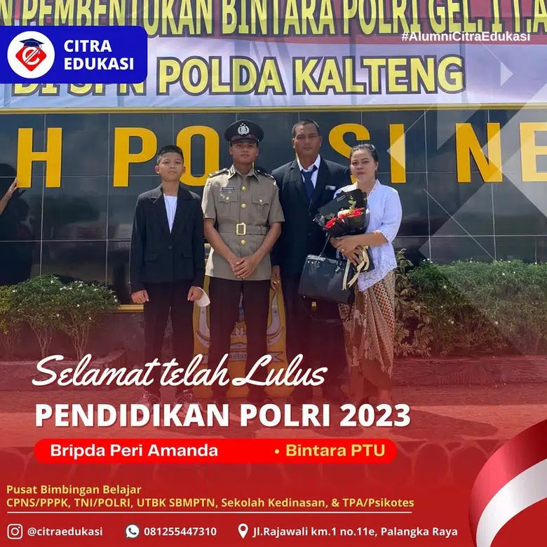 Alumni Citra Edukasi Bripda Peri Amanda