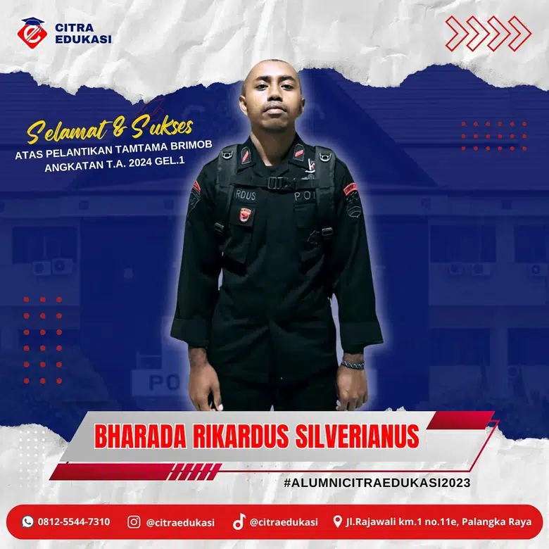Alumni Citra Edukasi Bharada Rikardus Silverianus