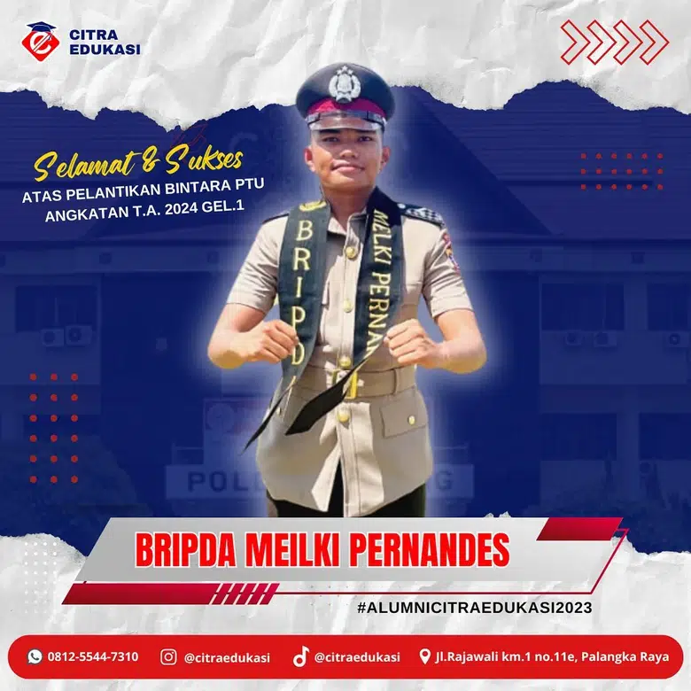 Alumni Citra Edukasi Bripda Meilki Pernandes